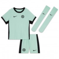Fotballdrakt Barn Chelsea Thiago Silva #6 Tredjedraktsett 2023-24 Kortermet (+ Korte bukser)